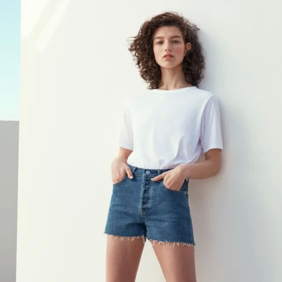 Everlane denim cheeky shorts - Picture 8 of 9